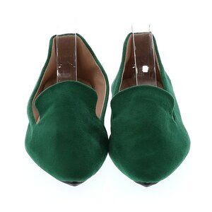 Emerald Pointy Toe Suede Flats
